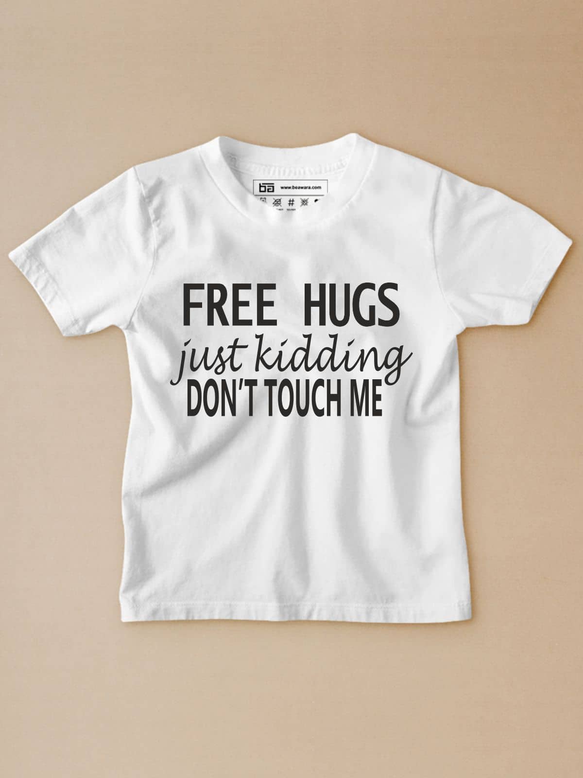Be Awara Pack of 4 Boys Cotton T-Shirt ( White )
