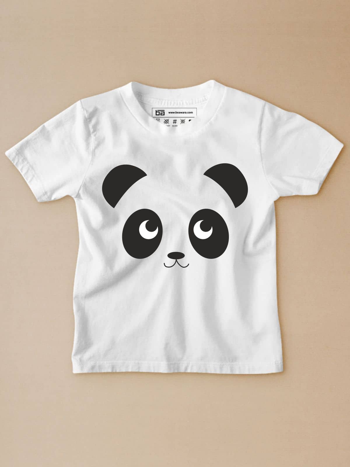 Be Awara Pack of 1 Unisex for Baby Cotton T-Shirt ( White )