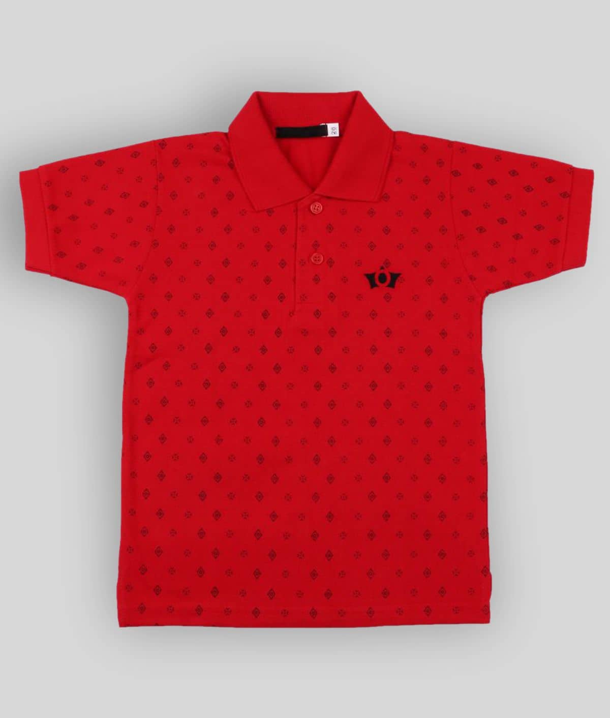 NEUVIN Pack of 1 Baby Boys Cotton Polo T-Shirt ( Red )
