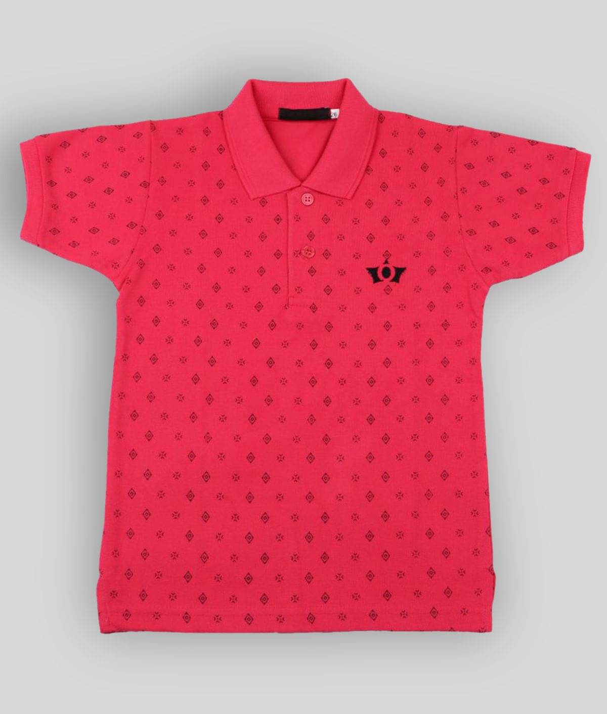     			NEUVIN Pack of 1 Baby Boys Cotton Polo T-Shirt ( Pink )