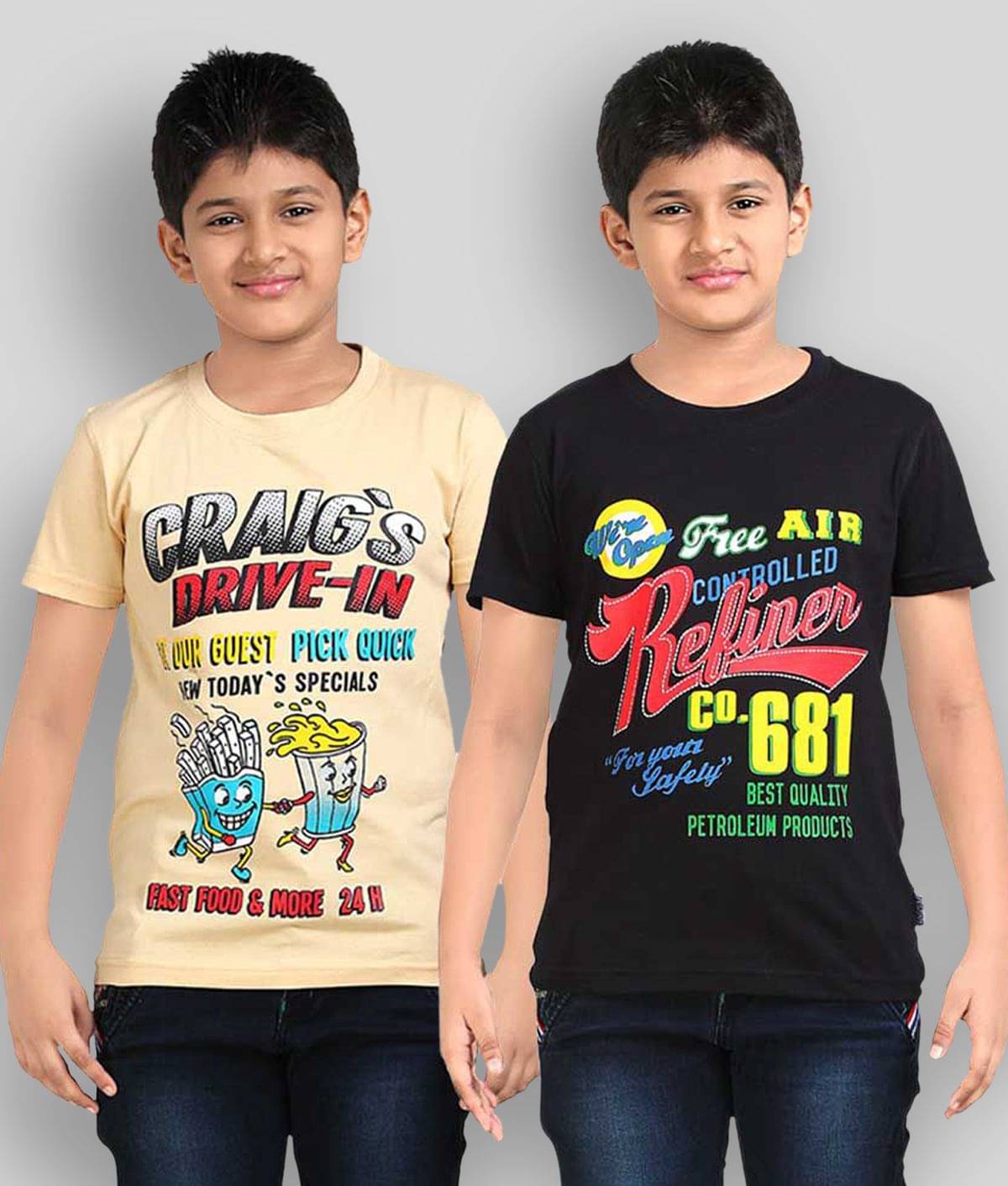     			Dongli Pack of 1 Boys Cotton Polo T-Shirt ( Multicolor )