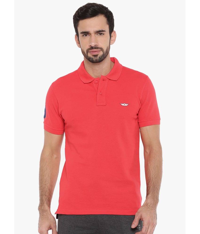 Force NXT - Pink Cotton Regular Fit Men's Polo T Shirt ( Pack of 1 ) Force NXT - Pink Cotton Regular Fit Men's Polo T Shirt ( Pack of 1 )