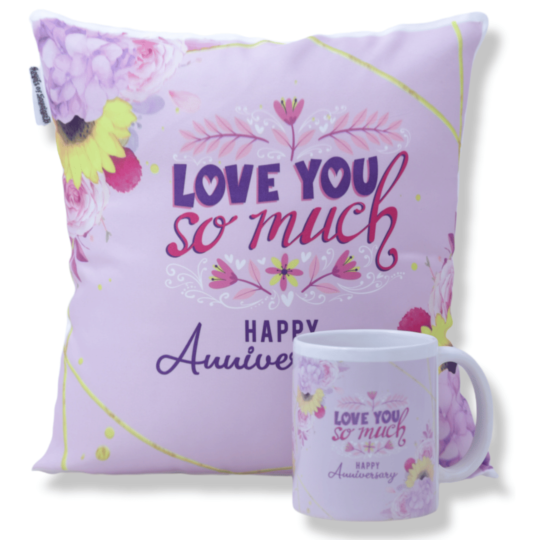 Ros - Multicolor Ceramic Gifting Printed Cushion
