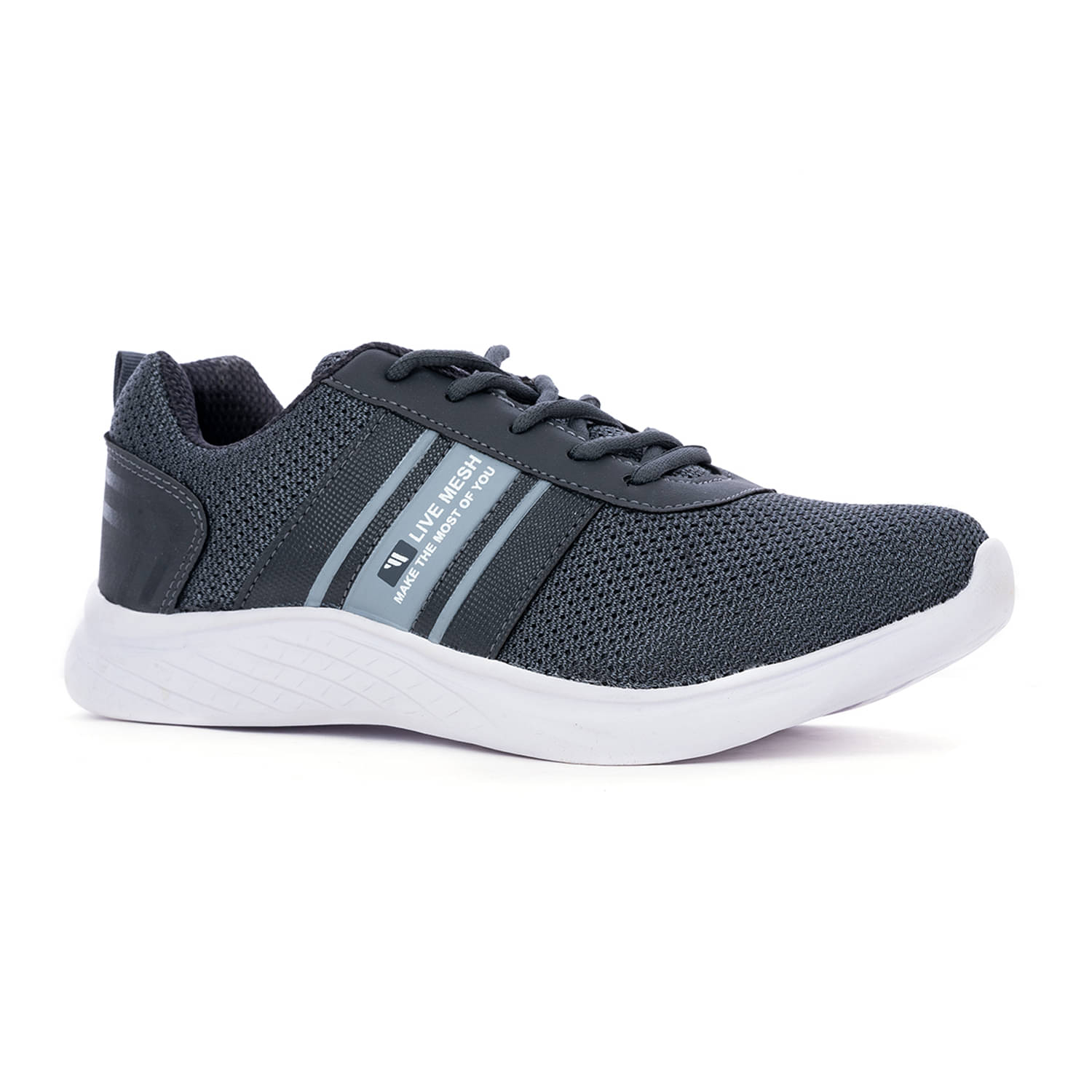     			KHADIM - Gray Men's Sports Running Shoes