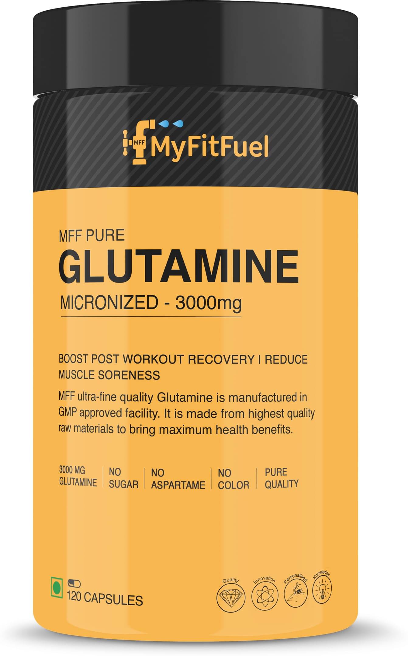 MyFitFuel L-Glutamine (3000mg) 120 no.s MyFitFuel L-Glutamine (3000mg) 120 no.s