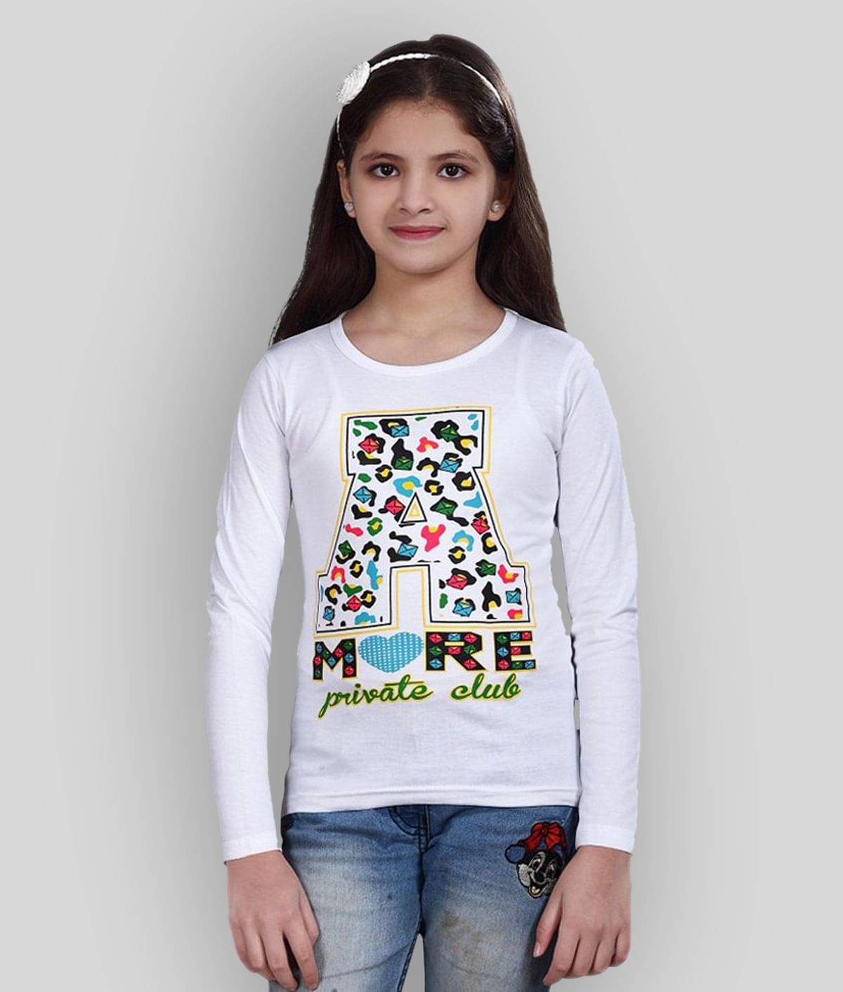     			Sini Mini Pack of 1 Girls 100% Cotton T-Shirts ( Multi )