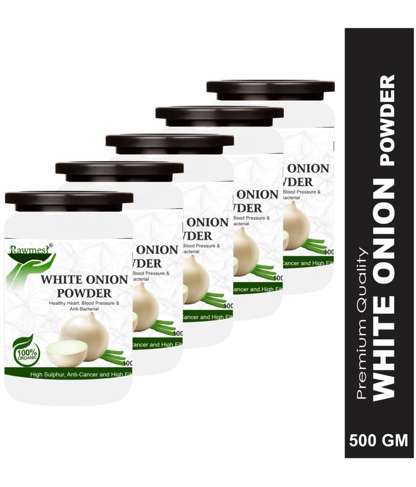     			Rawmest 100% Pure White Onion For Healthy Hart Powder 500 Gm Pack of 5