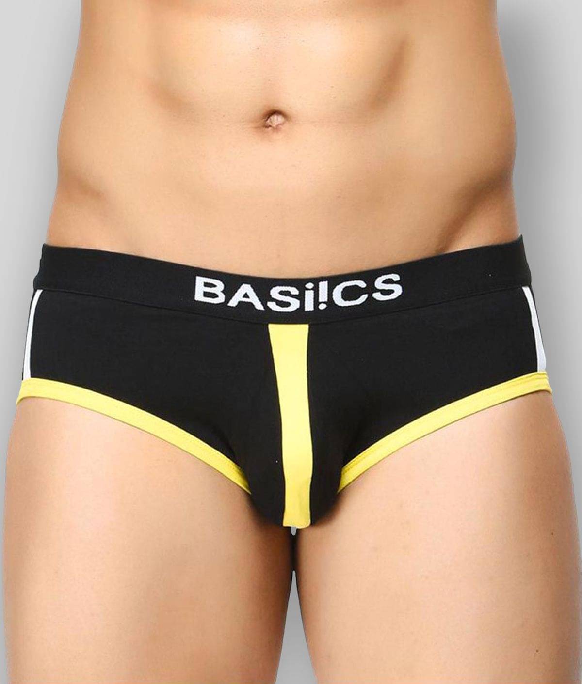 BASIICS By La Intimo Pack of 1 Cotton Blend Briefs For Men's ( Multicolor ) BASIICS By La Intimo Pack of 1 Cotton Blend Briefs For Men's ( Multicolor )