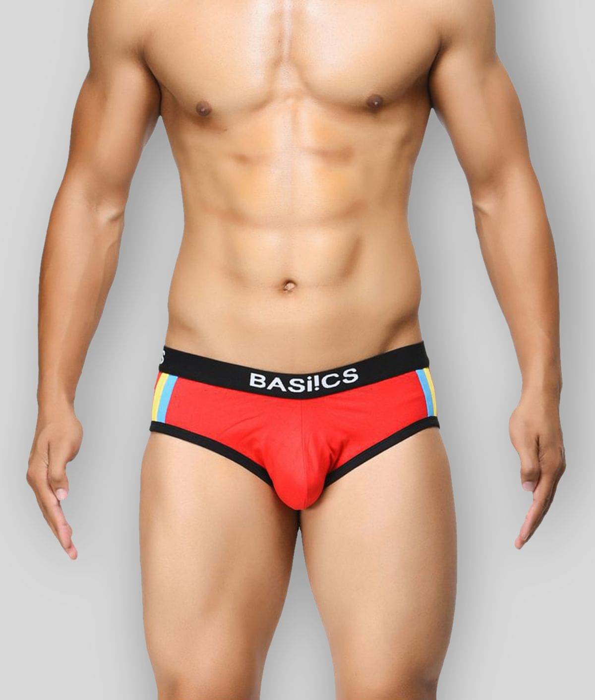 BASIICS By La Intimo Pack of 1 Cotton Blend Trunks For Men's ( Red ) BASIICS By La Intimo Pack of 1 Cotton Blend Trunks For Men's ( Red )