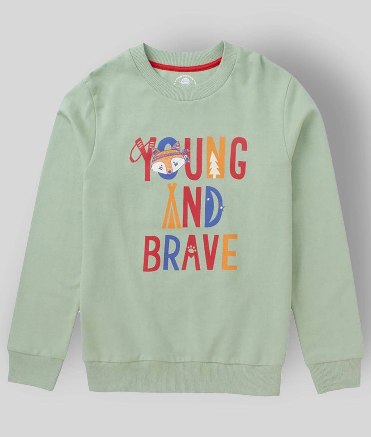     			Cub Mcpaws Pack of 1 Boys Cotton Blend Sweatshirt ( Green )