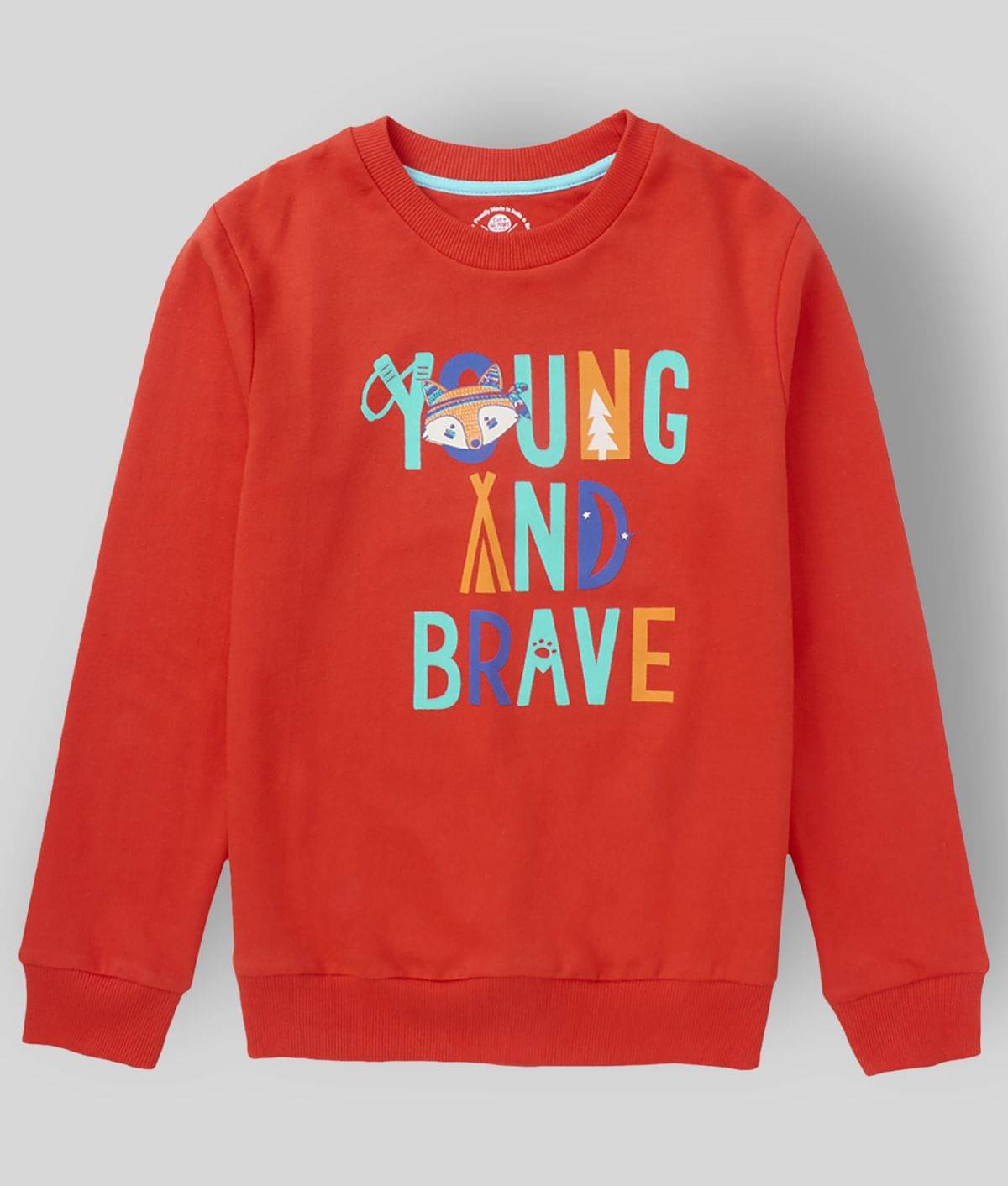     			Cub Mcpaws Pack of 1 Boys Cotton Blend Sweatshirt ( Red )