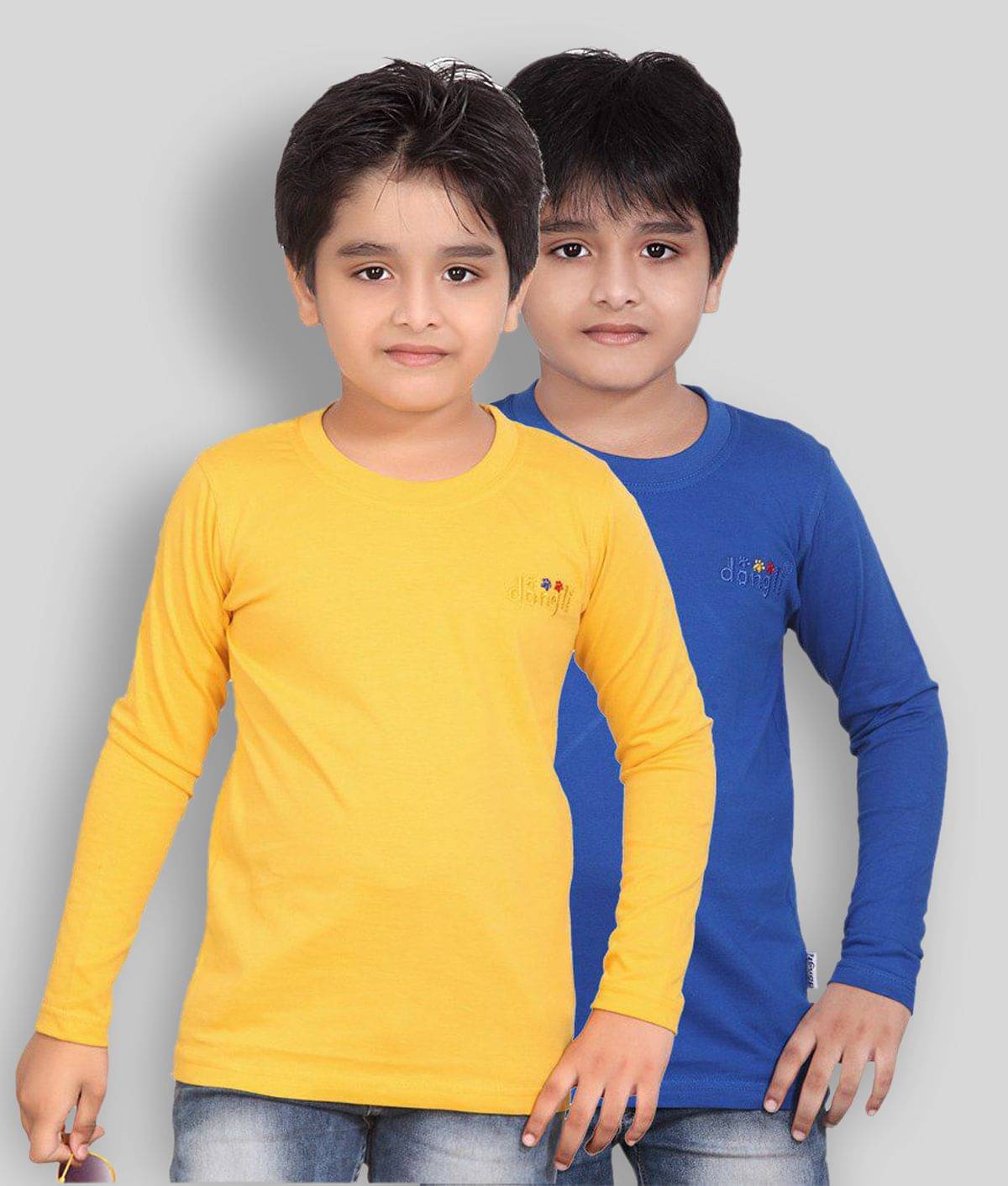     			Dongli Pack of 2 Boys Cotton Blend T-Shirt ( Multicolor )