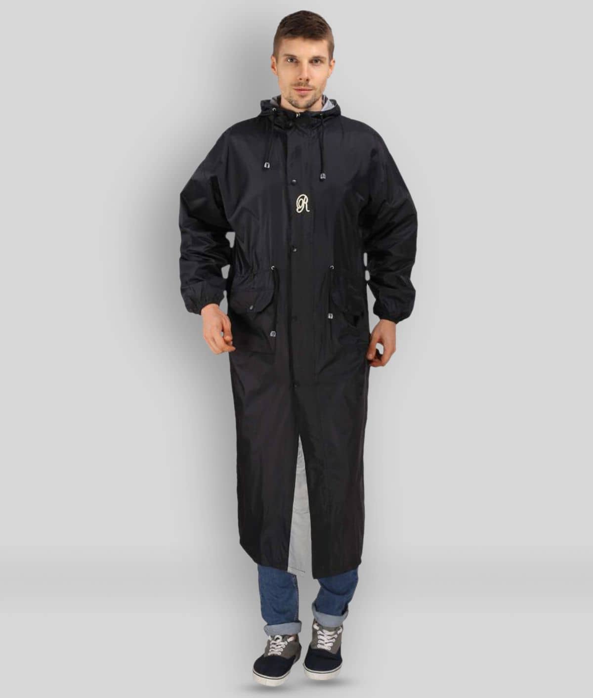 Goodluck Black Rain Coat