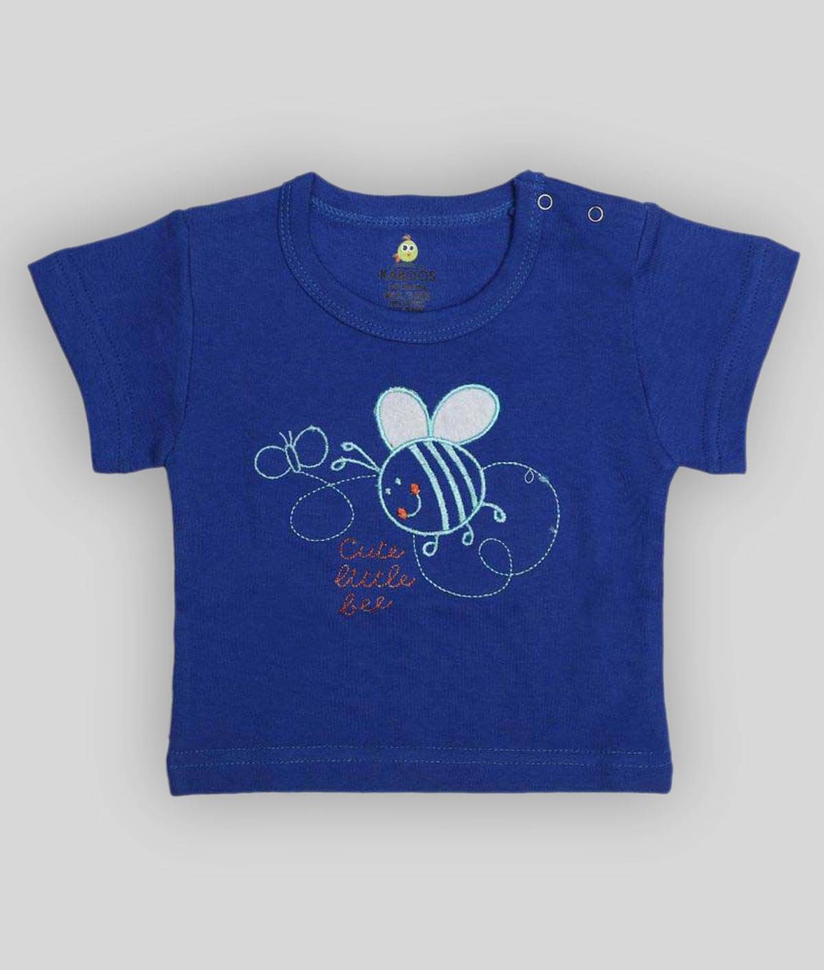     			KABOOS Baby Boys 100% Cotton Top ( Blue )