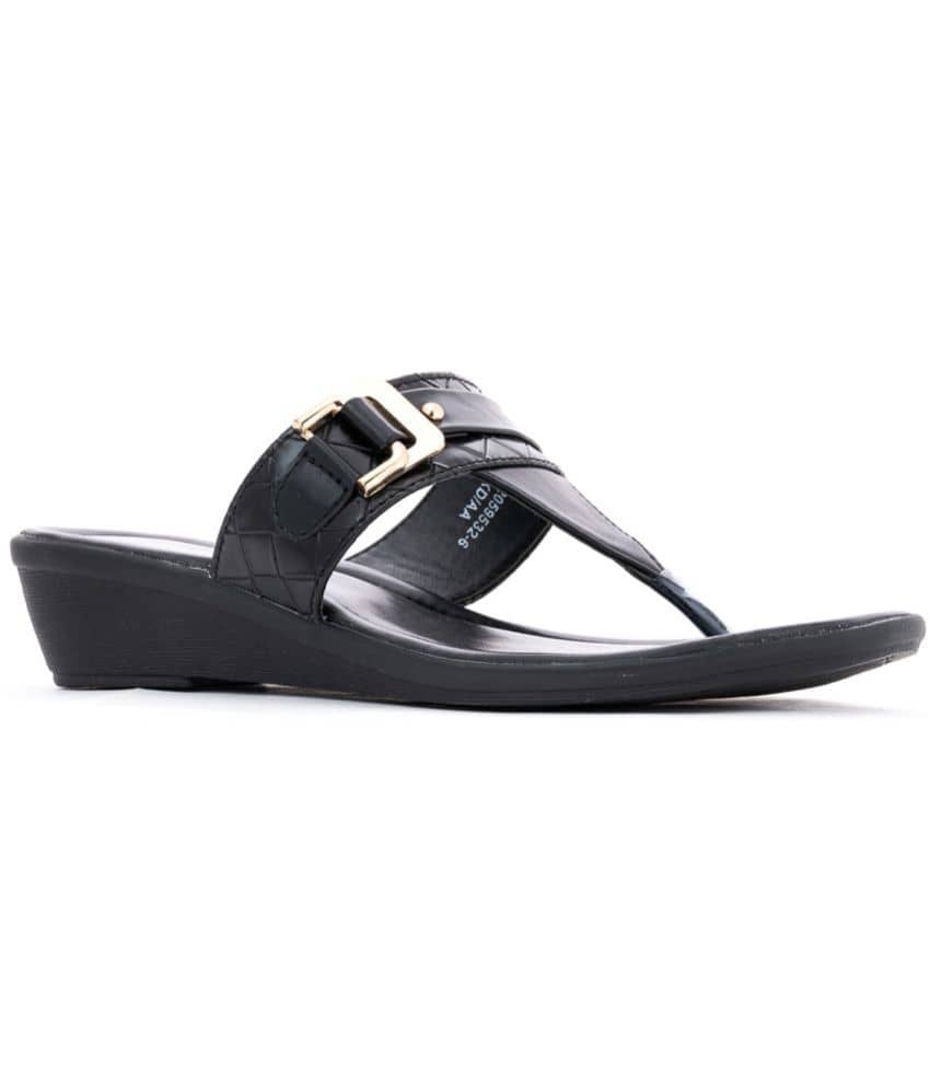 KHADIM - Black Women's Slip On Heels - Heels | Buy online on ZillyBuy