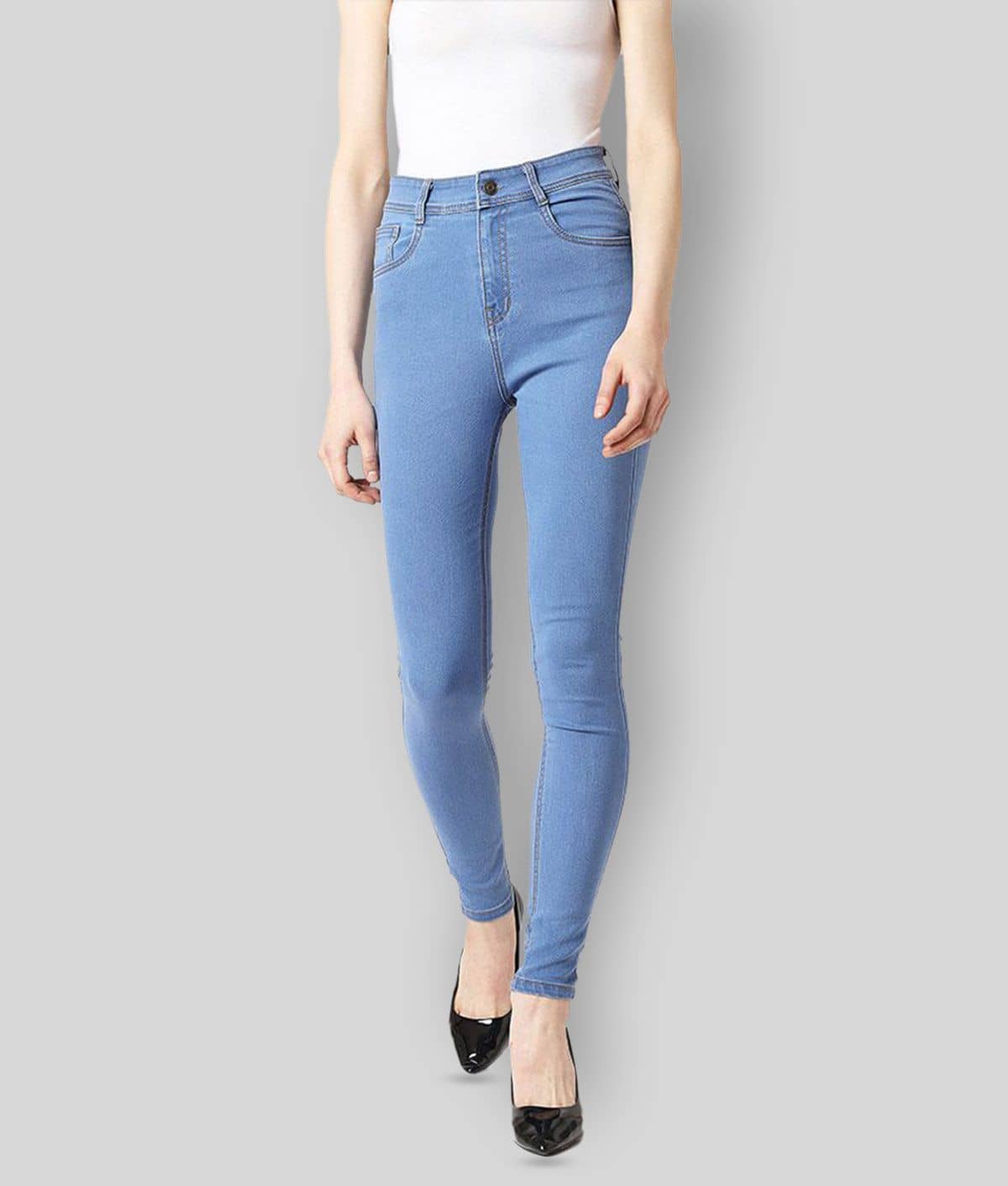 Miss Chase - Blue Denim Women's Jeans ( Pack of 1 ) - Jeans | Buy online on ZillyBuy