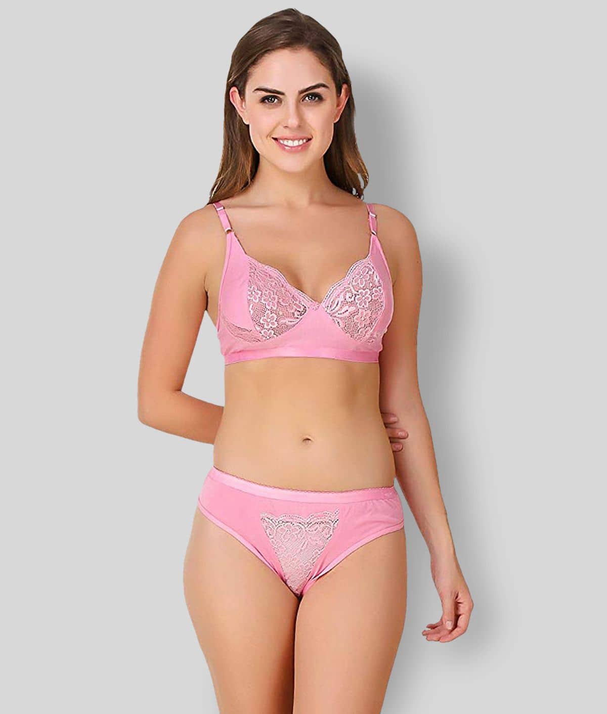 TCG Cotton Lycra Bra and Panty Set