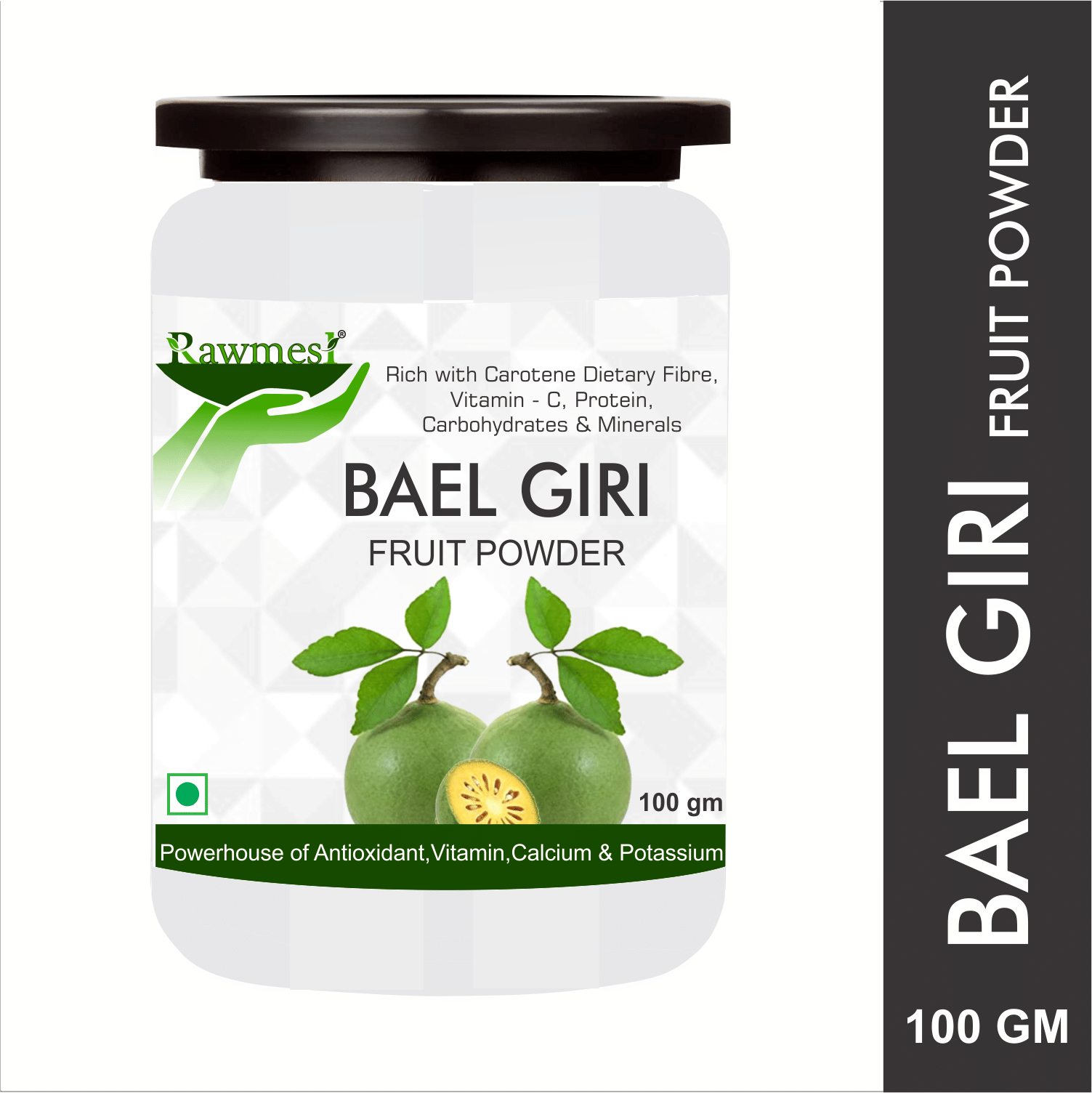 Rawmest 100% Pure Ayurvedic Bael Giri Fruit Powder 100 Gm Pack of 1