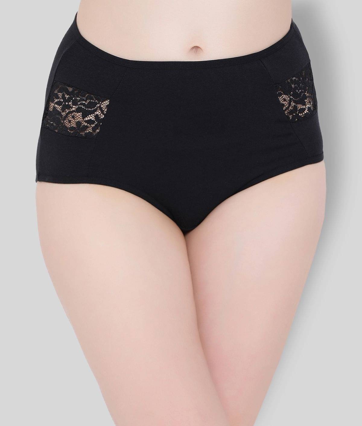 Clovia Cotton Solid Women's Hipsters ( Black ) Clovia Cotton Solid Women's Hipsters ( Black )