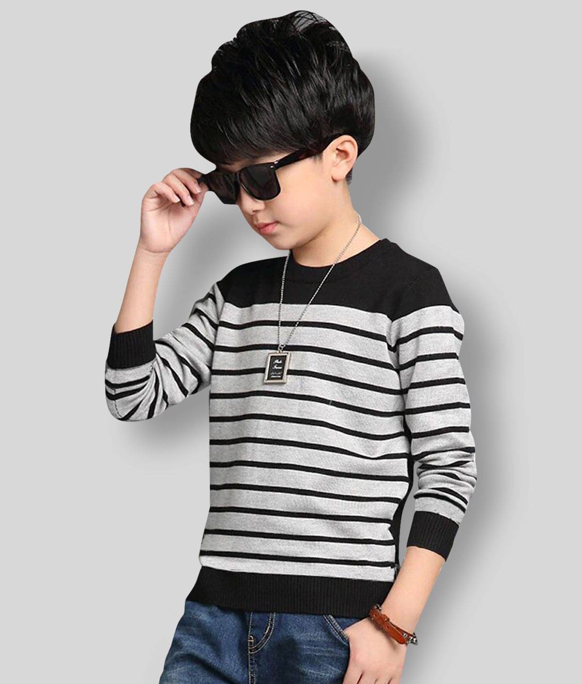     			Force Pack of 1 Boys Cotton T-Shirt ( Multi Color )