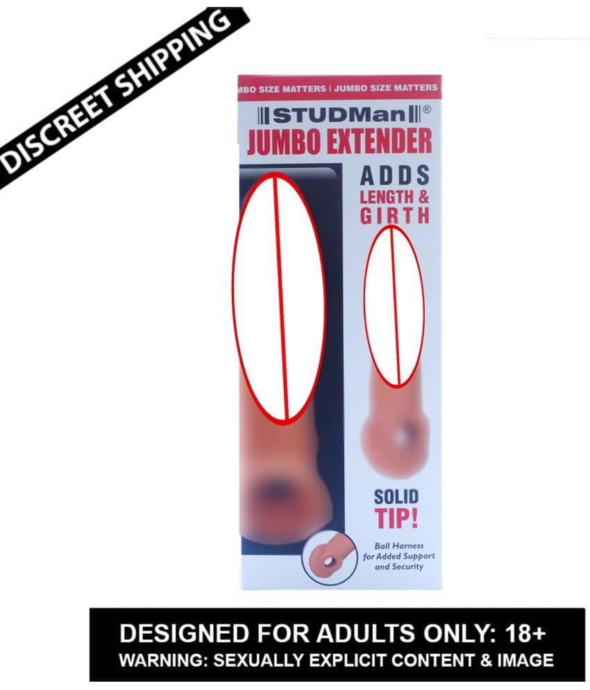 Extra Men Double Hole Length And Girth Extension Condom  Penis Cover | Penis Sleeve For Men By Sex Tantra
