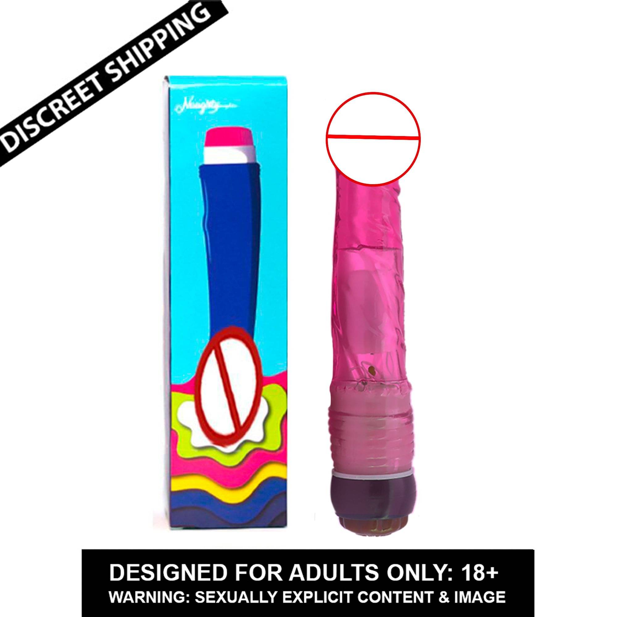     			KAMAHOUSE PREMIUM QUALITY 8 INCH G-SPOT JELLY DILDO STUD VIBRATOR  FOR WOMEN