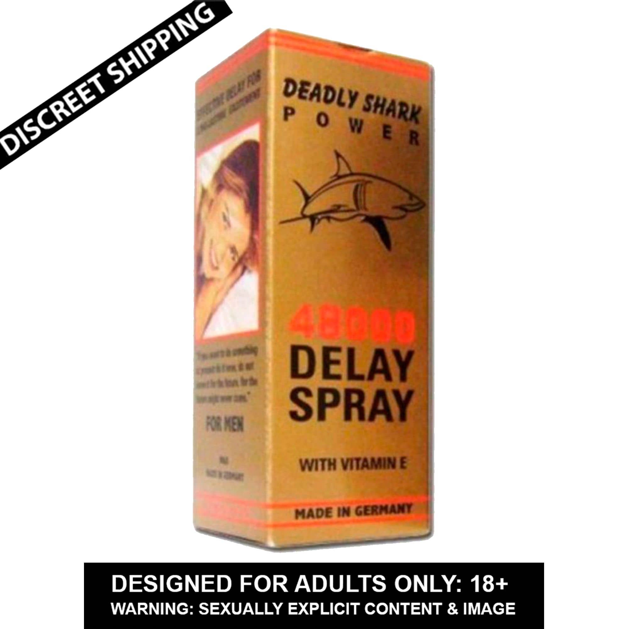 DADLY SHAARK 48000 DELAY SPRAY FOR PENIS BOSTER AND ENLARGEMENT BY KAMAHOUSE
