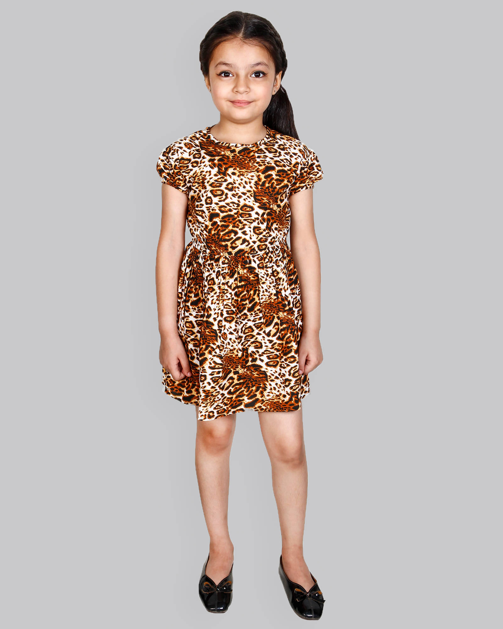Addyvero Rayon Fit And Flare Dress For Girls ( Pack of 1 , Yellow ) Addyvero Rayon Fit And Flare Dress For Girls ( Pack of 1 , Yellow )