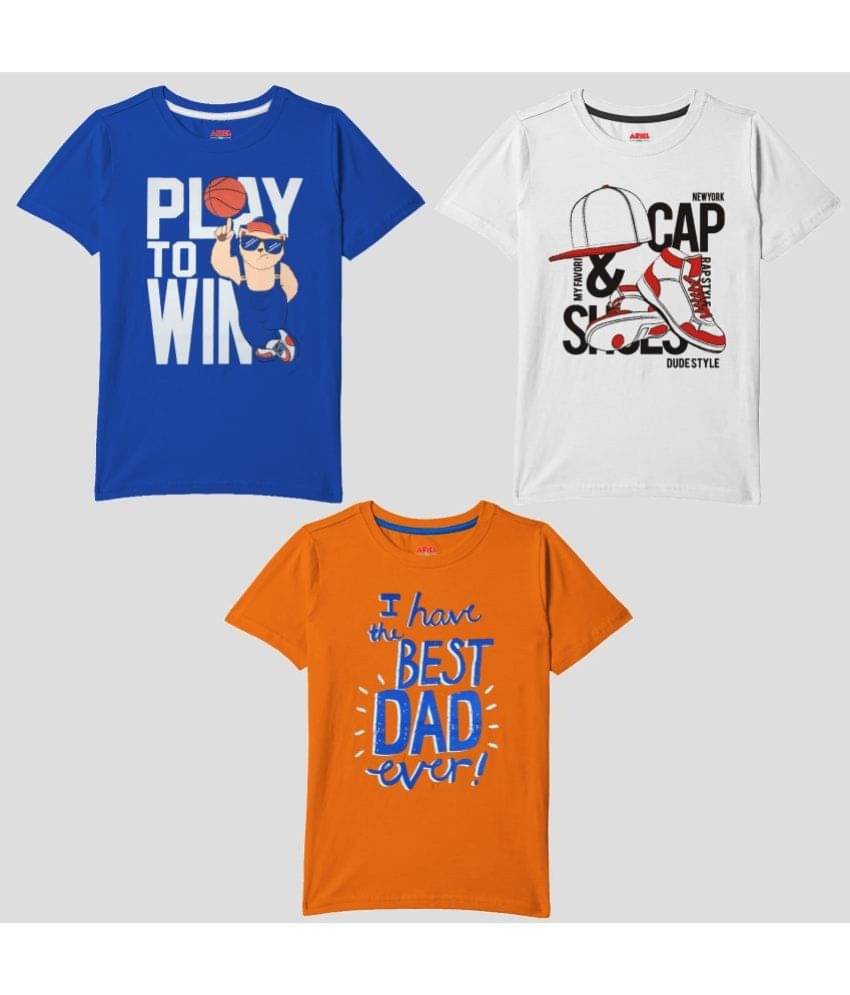     			Ariel Pack of 1 Boys Cotton T-Shirt ( Multicolor )