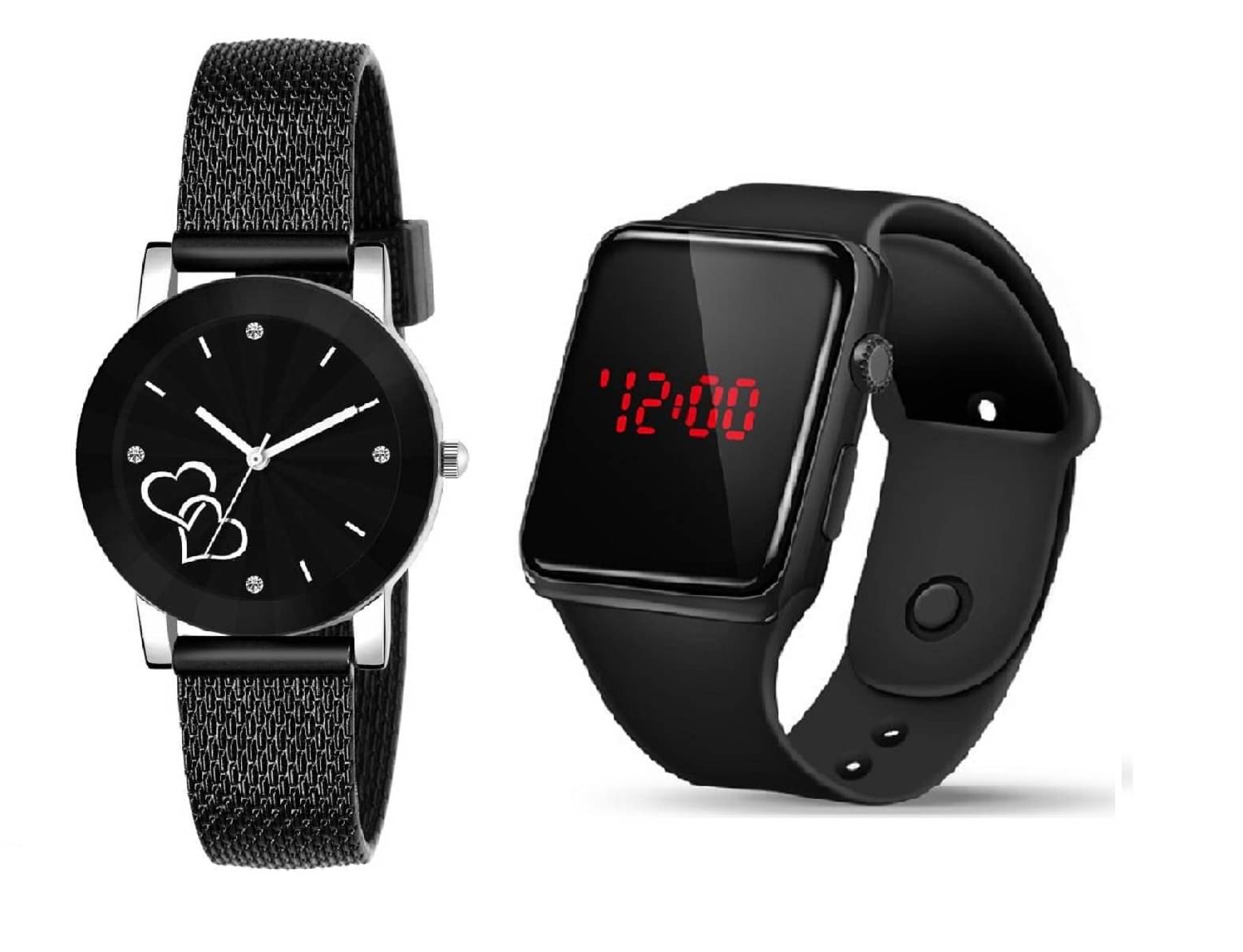     			DECLASSE - Black Resin Analog Womens Watch