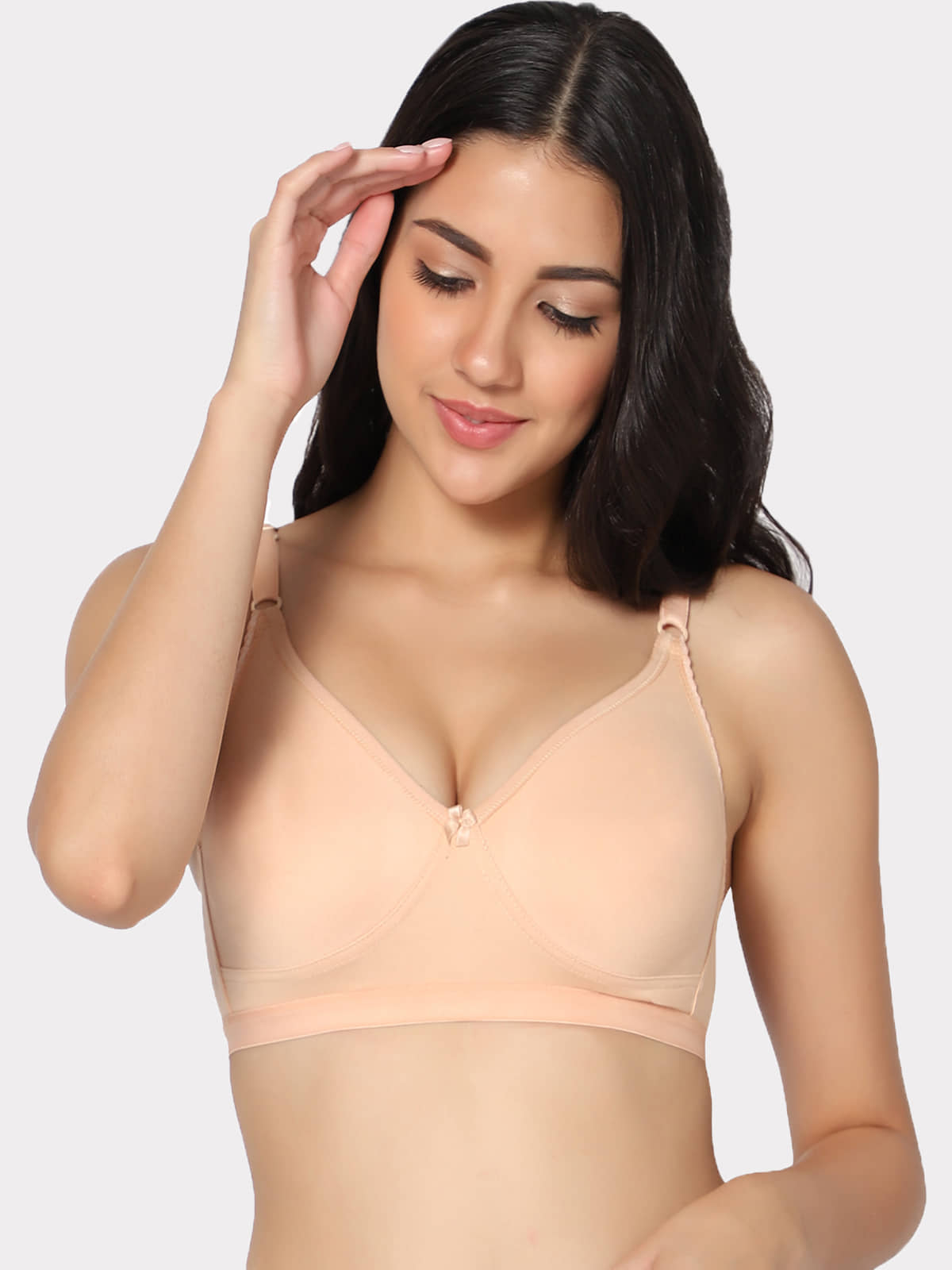 IN CARE LINGERIE Cotton Non Padded Women's T-Shirt Bra ( Beige )