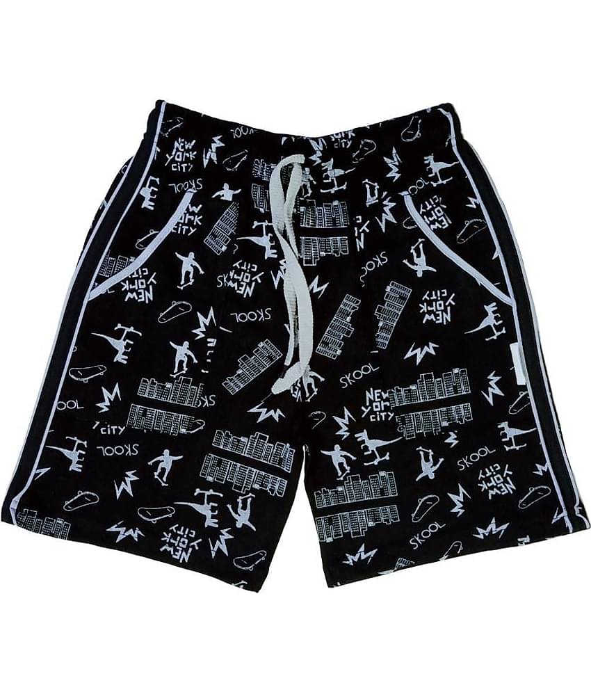 atlans Pack of 3 Cotton Blend Shorts For Boys ( Royal Blue )