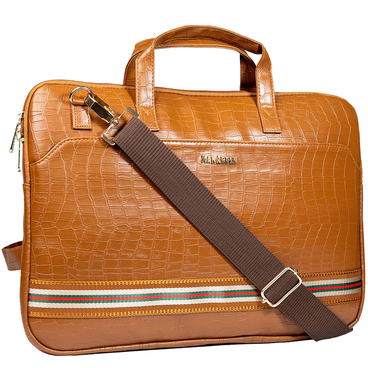    			Man Arden 14 Ltrs Brown Laptop Bags