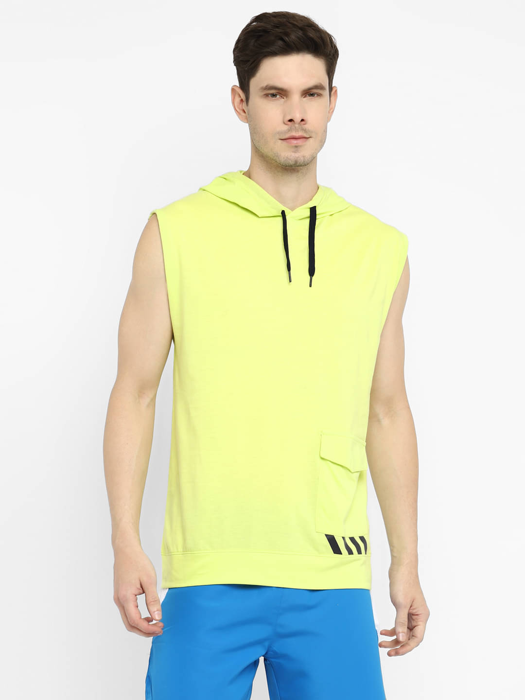     			OFF LIMITS - Lime Green Cotton Oversized Fit Men's Sports T-Shirt ( Pack of 1 )