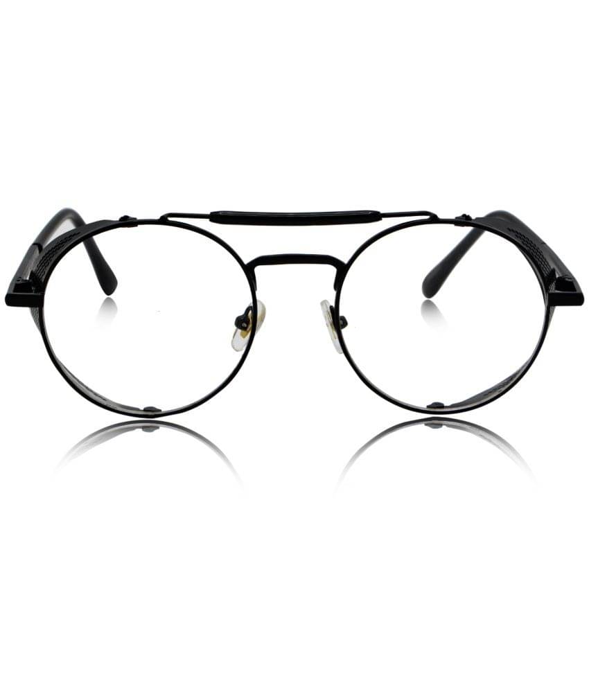     			RESIST EYEWEAR Black Round Sunglasses ( Pack of 1 )