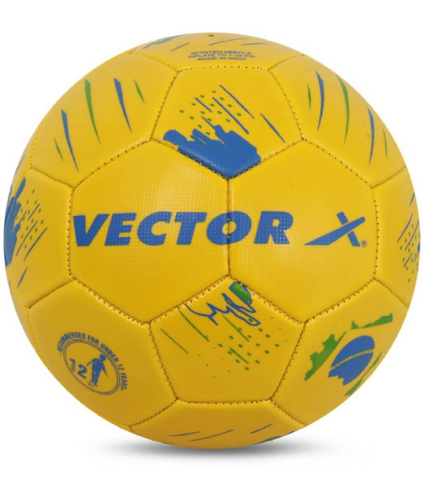 Vecto X - Yellow PVC Football ( Pack of 1 ) - Sports and Fitness Equipment | Buy online on ZillyBuy