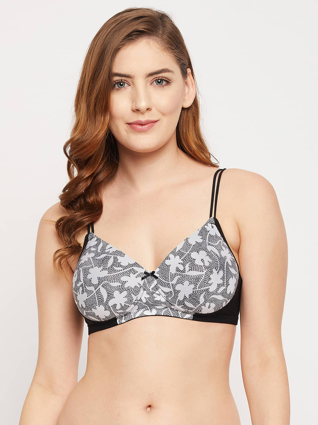 Clovia Nylon Lightly Padded Women's T-Shirt Bra ( Black ) Clovia Nylon Lightly Padded Women's T-Shirt Bra ( Black )