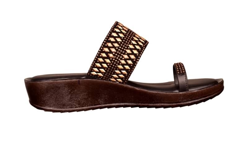     			Footprints - Black Women's Slip On Heels