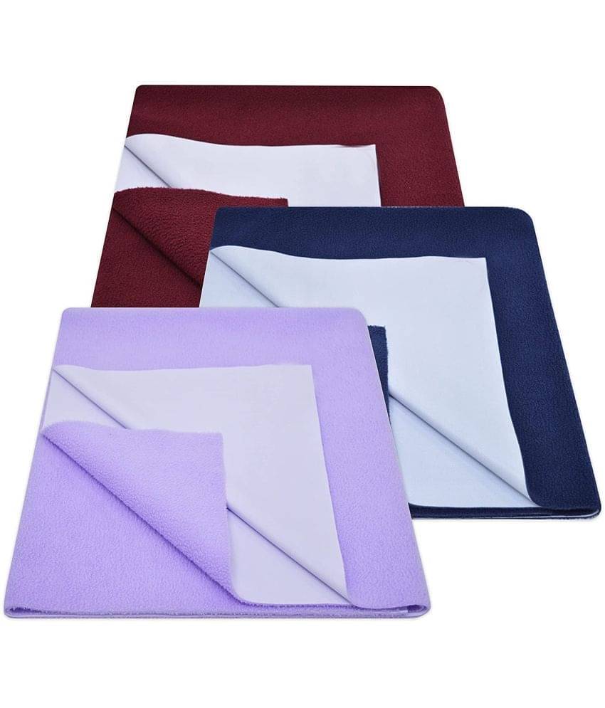 Fratelli - Multi-Colour Microfibre Bed Protector Sheet ( Pack of 3 ) Fratelli - Multi-Colour Microfibre Bed Protector Sheet ( Pack of 3 )
