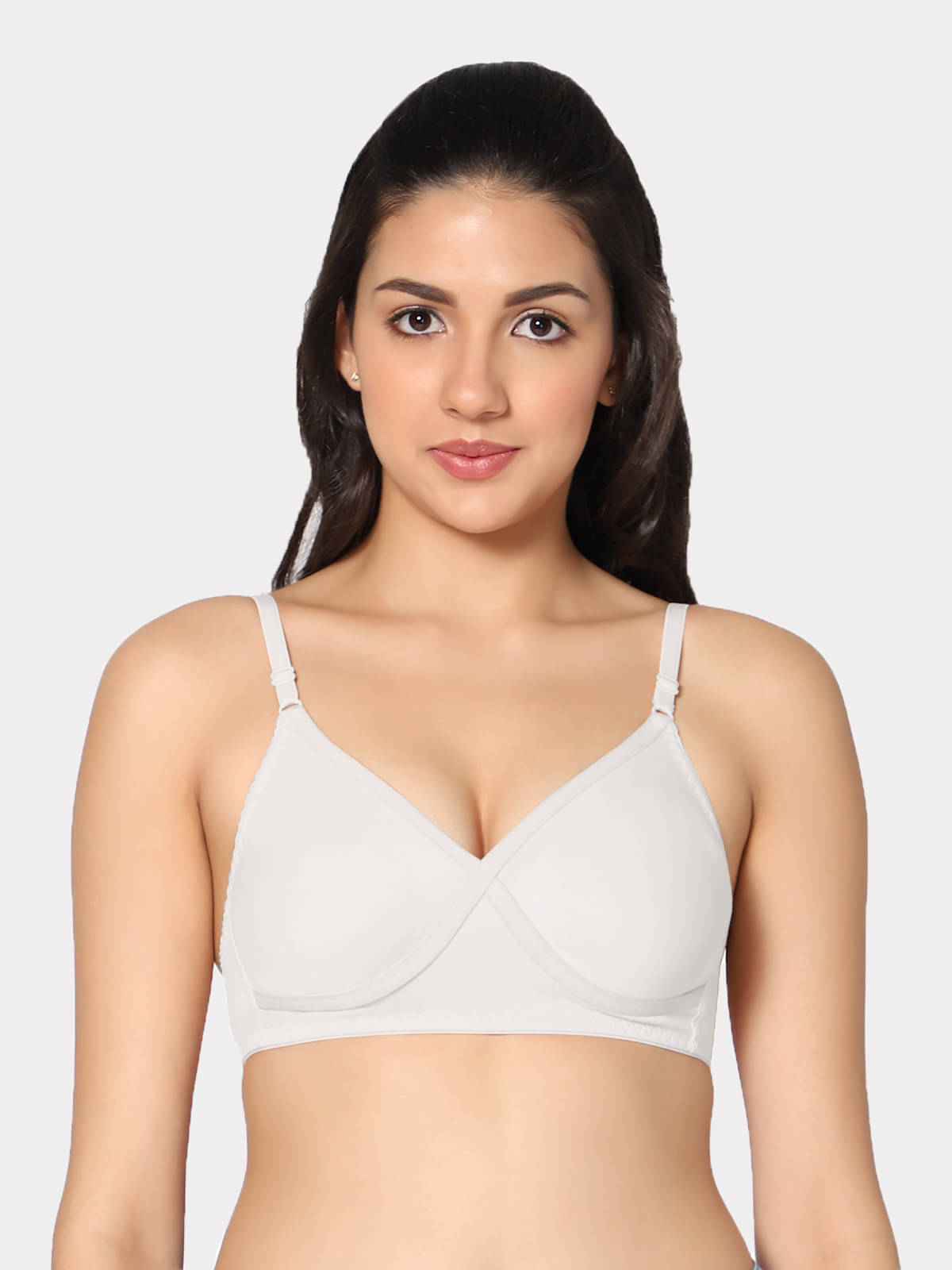 IN CARE LINGERIE Cotton Non Padded Women's T-Shirt Bra ( White )     			IN CARE LINGERIE Cotton Non Padded Women's T-Shirt Bra ( White )