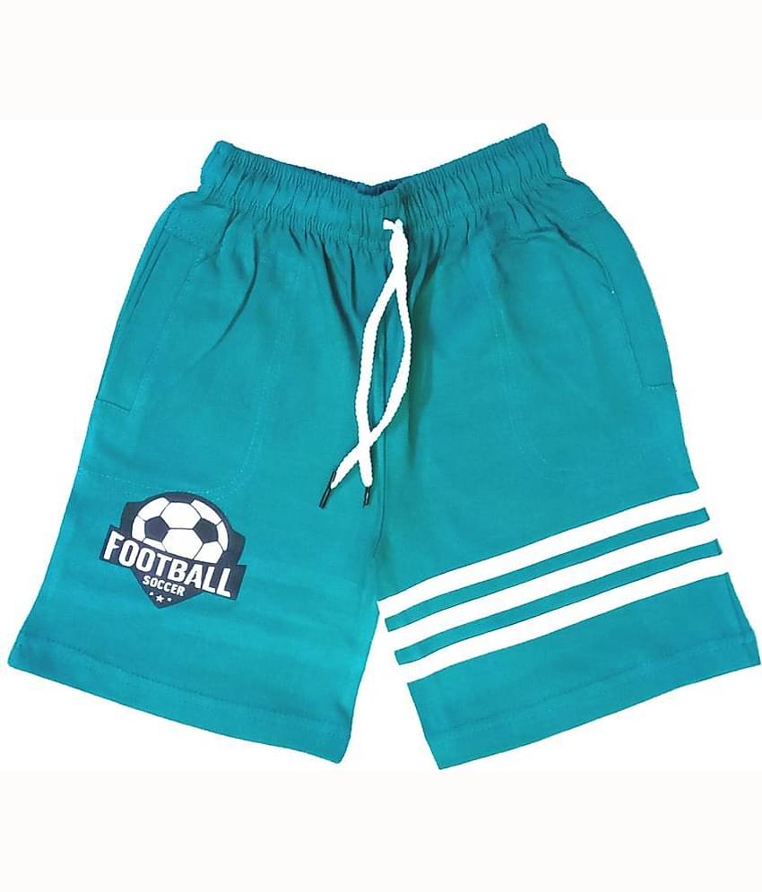 atlans Pack of 2 Cotton Blend Shorts For Boys ( Red )