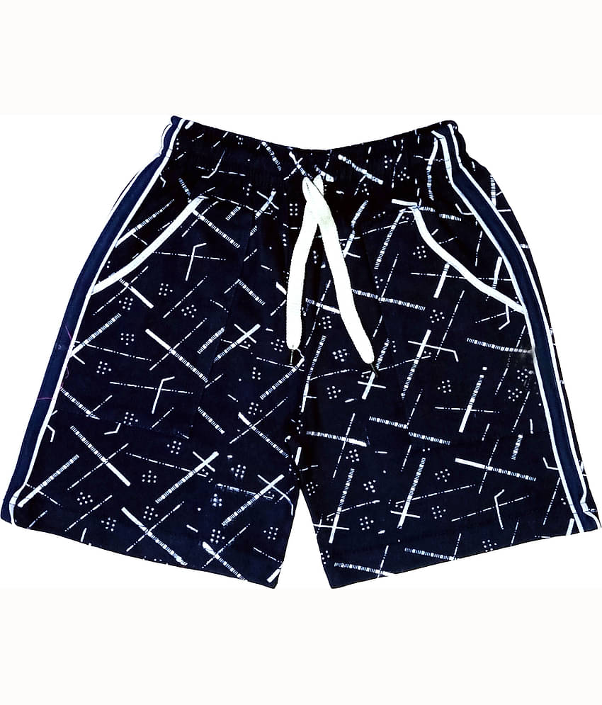 atlans Pack of 4 Cotton Blend Shorts For Boys ( Red )