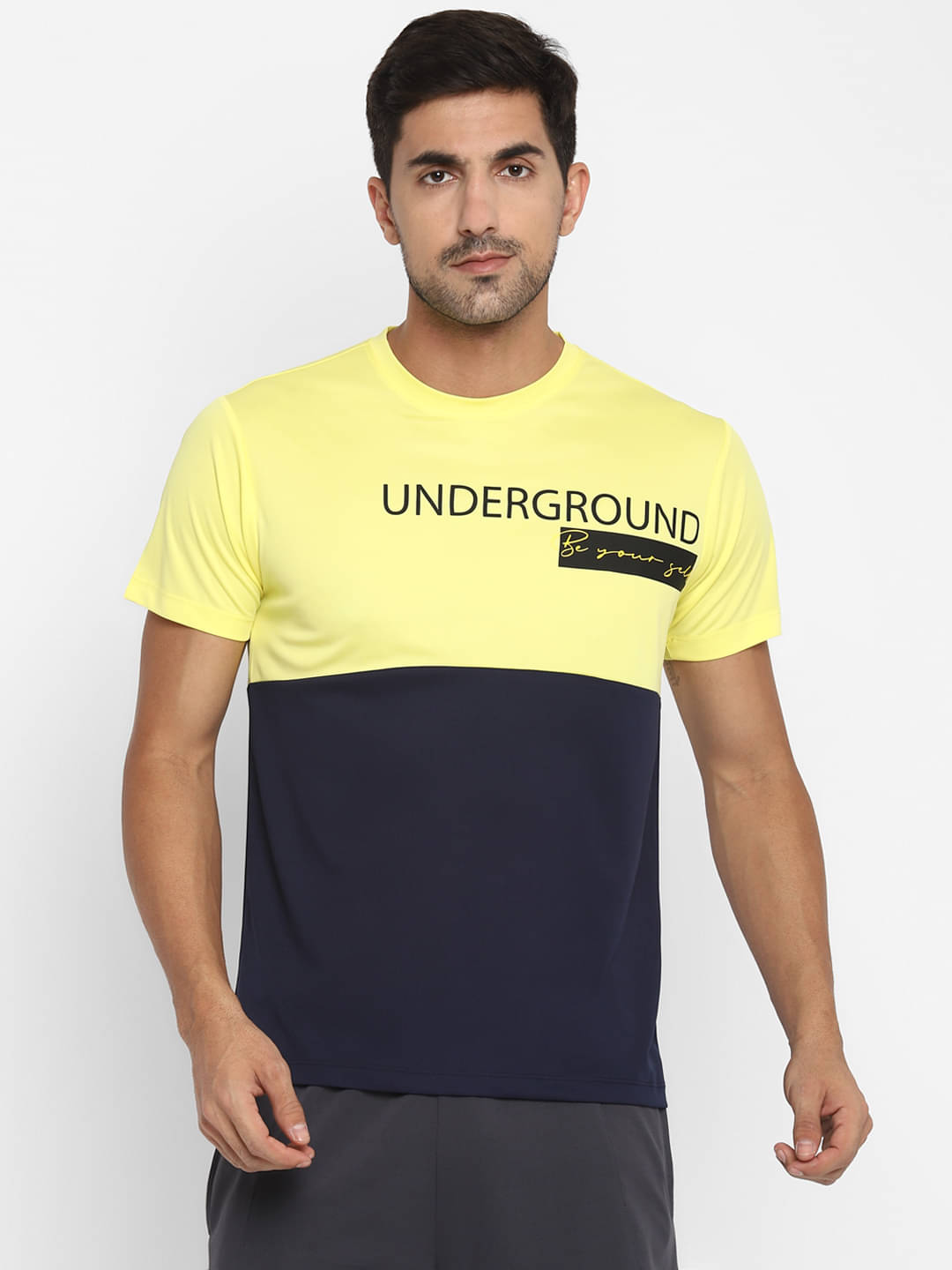 OFF LIMITS - Yellow Polyester Regular Fit Men's Sports T-Shirt ( Pack of 1 ) OFF LIMITS - Yellow Polyester Regular Fit Men's Sports T-Shirt ( Pack of 1 )