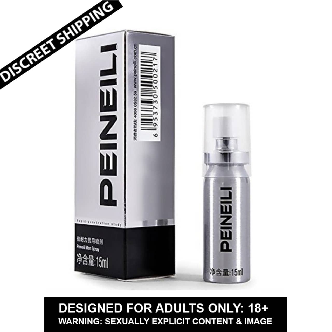 Naughty World Peineili Spray Keep Long Time Spray Extenal 15ML Men Delay Spray