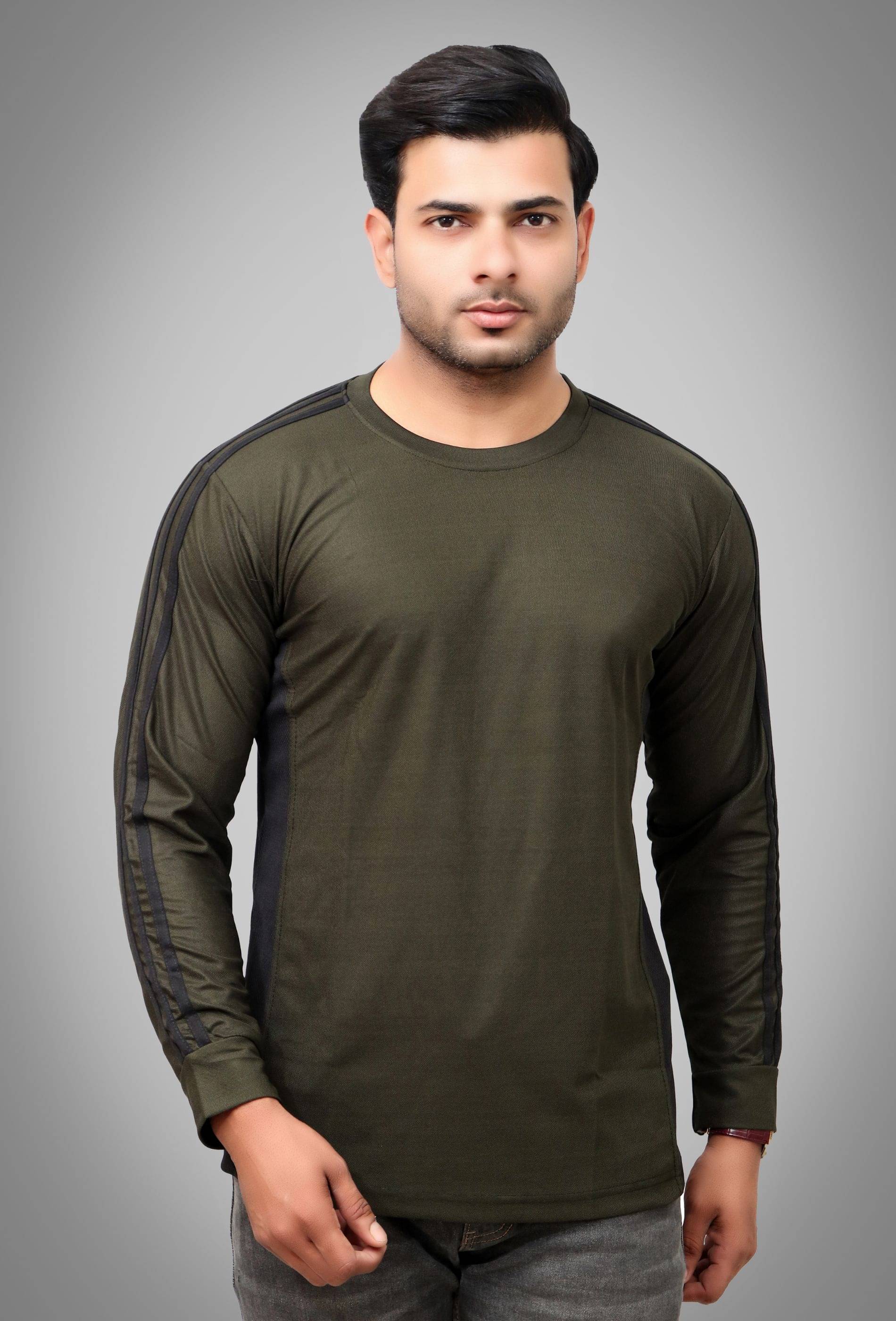     			SI-squad - Olive Green Polyester Regular Fit Men's T-Shirt ( Pack of 1 )
