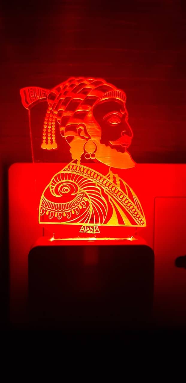 SUPERAJANTA - Multicolor Night Lamp ( Pack of 1 )