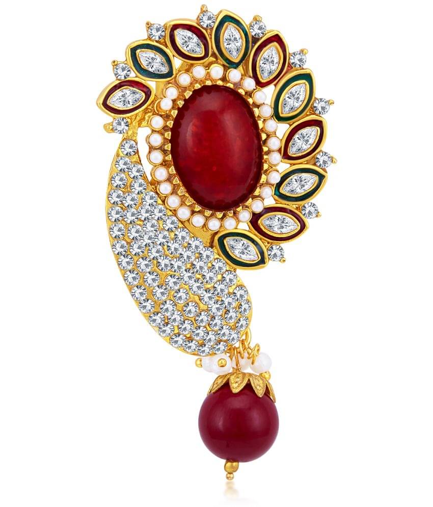 Sukkhi - Gold Brooches & Saree Pins ( Pack of 1 )     			Sukkhi - Gold Brooches & Saree Pins ( Pack of 1 )