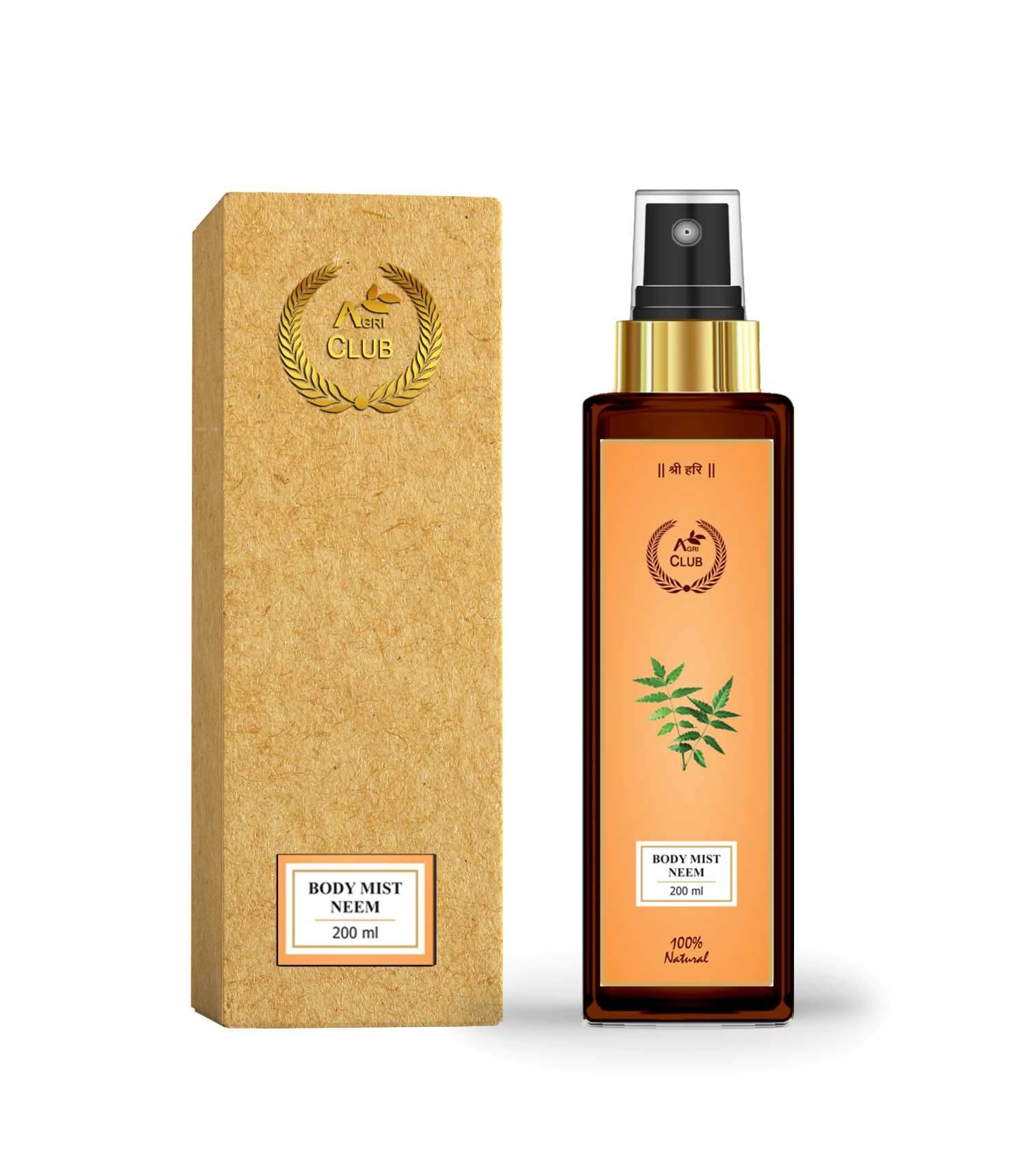 AGRI CLUB - Neem Body Mist For Men,Women 200 ml ( Pack of 1 )     			AGRI CLUB - Neem Body Mist For Men,Women 200 ml ( Pack of 1 )