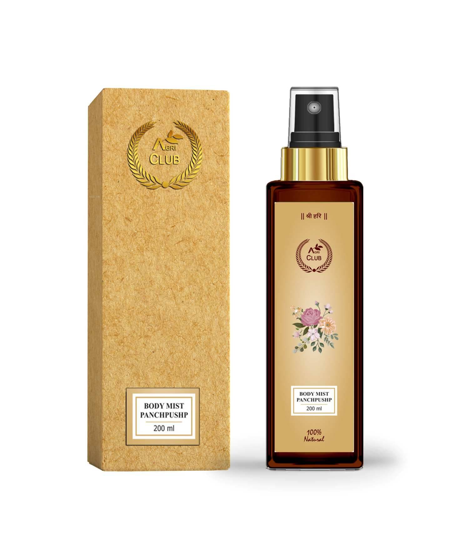 AGRI CLUB - Panchpushp Body Mist For Men,Women 200 ml ( Pack of 1 ) AGRI CLUB - Panchpushp Body Mist For Men,Women 200 ml ( Pack of 1 )