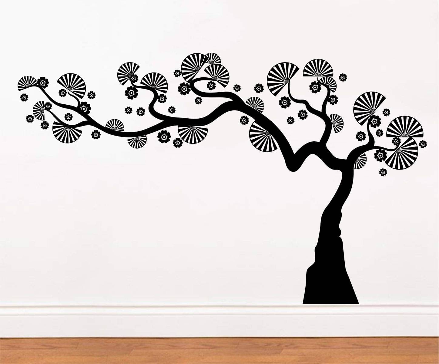 Asmi Collection Black Bonsai Tree - Right to Left Wall Sticker ( 120 x 150 cms ) Asmi Collection Black Bonsai Tree - Right to Left Wall Sticker ( 120 x 150 cms )